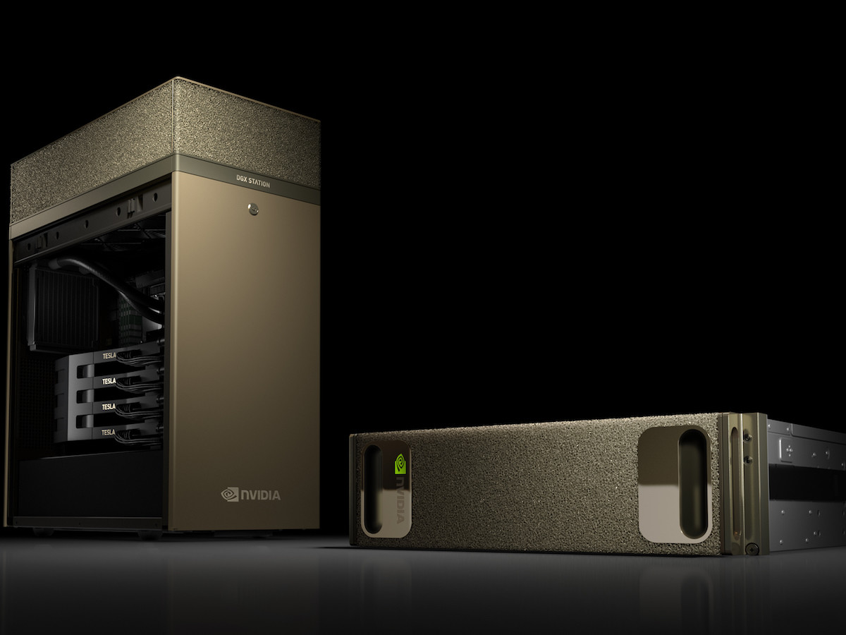 Nvidia dgx a100 station workstation edge volta advances