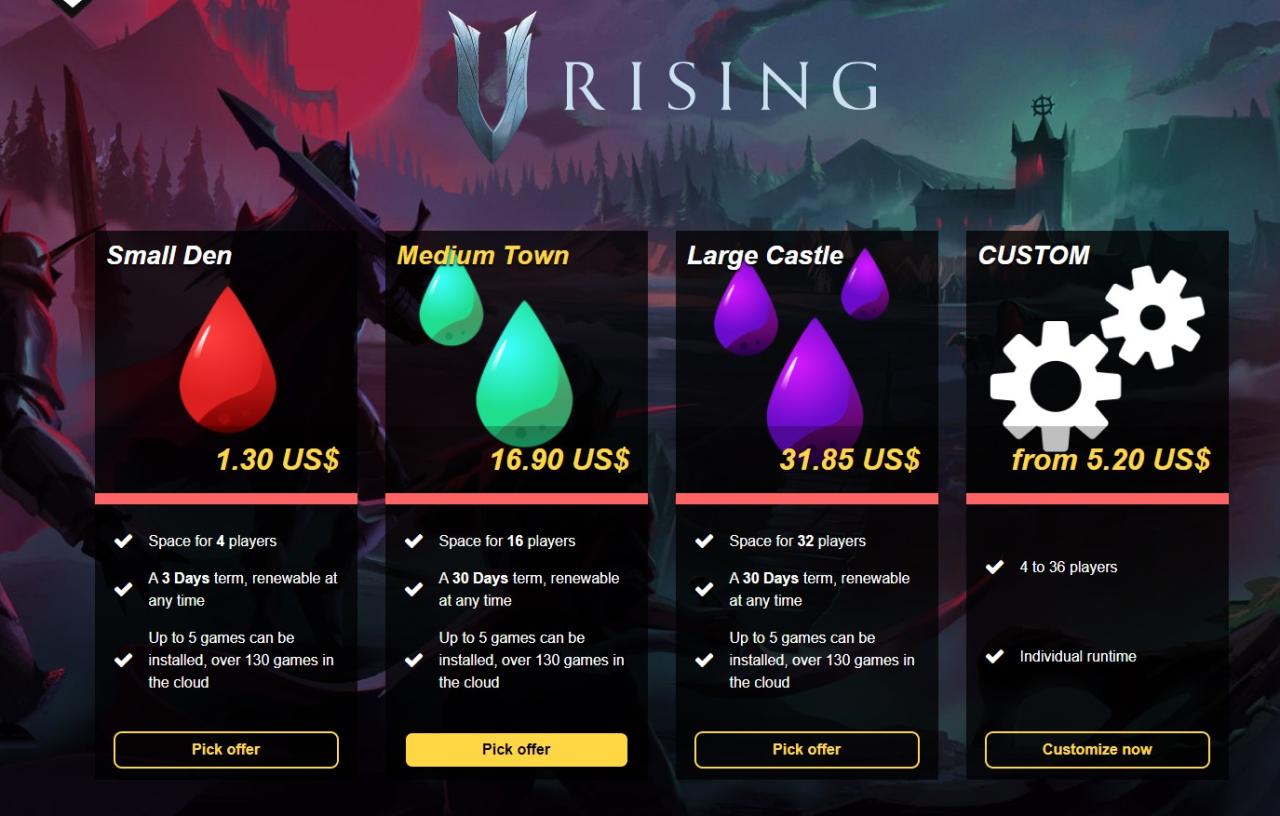 V rising server